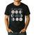 Women Science Teacher Moon Phases Scientist Back To School Men's Casual T-Shirt Black