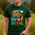 100th Day Of School Teachers Kids Happy 100 Days Men's Casual T-Shirt Forest 100th Day Of School Teachers Kids Happy 100 Days Men's Casual T-Shirt Forest