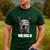 4th July Blue Heeler Dog Merica Patriotic USA Flag Cute Men's Casual T-Shirt Forest