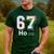 67 Ho Holmium Science Teacher Elements Table Six Seven Meme Men's Casual T-Shirt Forest 67 Ho Holmium Science Teacher Elements Table Six Seven Meme Men's Casual T-Shirt Forest