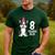 8 Years Old Birthday Boston Terrier Dog Lover 8th Party Kid Men's Casual T-Shirt Forest