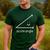 Acute Angle Cute Math Teacher Men's Casual T-Shirt Forest