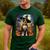 Aesthetic Halloween Boston Terrier Dog Witch Pumpkin For Men Women Kids Men's Casual T-Shirt Forest