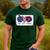 American Flag Teach Love Freedom Preschool Teacher 4th July Men's Casual T-Shirt Forest
