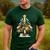 Art Christmas Tree Merry Christmas Artist Art Teacher Men's Casual T-Shirt Forest Art Christmas Tree Merry Christmas Artist Art Teacher Men's Casual T-Shirt Forest