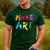 Make Art Painter Artist Teacher Artsy Men Women Kids Men's Casual T-Shirt Forest