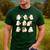 Art Teacher Ghost Halloween Artists Painter Teacher Spooky Men's Casual T-Shirt Forest