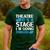 Theater Teacher Drama Teacher Theater Nerd Actor Men Women Kids Men's Casual T-Shirt Forest
