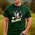 Ballaholic Boston Terrier Dog Chasing Bostie Ball Men's Casual T-Shirt Forest