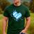 Bavarian Flag As Heart Blue Diamond Bavaria Men's Casual T-Shirt Forest