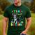 My Birthday Colorful Costume Boston Terrier Party Men's Casual T-Shirt Forest
