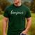Bonjour T Shirt French Language Saying Teacher Student Men Women Girls Kids Men's Casual T-Shirt Forest