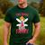 The Book Fairy Reading Teacher Librarian T-Shirt Men's Casual T-Shirt Forest