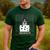 Boston Terrier American Gentleman Personal Stalker Dog Lover Men's Casual T-Shirt Forest