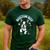 Boston Terrier Boy Cute Cartoon Dog Owner Pet Boston Terrier Men's Casual T-Shirt Forest