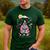 Boston Terrier Boston Bull Terrier Men's Casual T-Shirt Forest