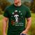 Boston Terrier Christmas T Shirt-Life Is Merrier Premium Tri-Blend Men's Casual T-Shirt Forest