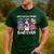 Boston Terrier Dad American Flag 4th Of July Dog Fathers Day Men's Casual T-Shirt Forest