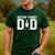 Boston Terrier Dad Of A Bostie Dad Bostie Father Men's Casual T-Shirt Forest