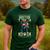 Boston Terrier Dad Boston Bull Bostie Dog Men's Casual T-Shirt Forest