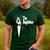 Boston Terrier Dad The DogFather Shirt Boston Terrier Men's Casual T-Shirt Forest