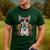 Boston Terrier Dia De Los Muertos Day Of The Dead Dog Skull For Men Women Kids Men's Casual T-Shirt Forest
