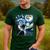 Boston Terrier Dog Art Van Gogh Starry Night Boston Terrier Men's Casual T-Shirt Forest