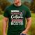 Boston Terrier Dog Bostie Halloween Costume Dog For Kids Men's Casual T-Shirt Forest