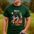 Boston Terrier Dog Christmas Happy Hallothankmas Halloween For Men Women Kids Men's Casual T-Shirt Forest
