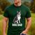 Boston Terrier Dog Dad Boston Terrier Dog Lovers Men's Casual T-Shirt Forest