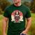Boston Terrier Dog Japanese Style Samurai Dogs Men's Casual T-Shirt Forest