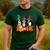 Boston Terrier Dog Lover Fall Ya'Ll Halloween Costume Men Women Men's Casual T-Shirt Forest