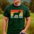 Boston Terrier Dog Lover Retro Vintage Cool For Dog Owner Men's Casual T-Shirt Forest