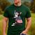 Boston Terrier Dog Merica 4th Of July Usa American Flag Men Men's Casual T-Shirt Forest