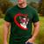 Boston Terrier Dog Mom Dad Valentine’s Day Pet Lover For Men Women Kids Men's Casual T-Shirt Forest