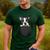 Boston Terrier Dog Puppy Dog In Pocket Cute Pet Lover Men's Casual T-Shirt Forest