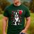Boston Terrier Dog Valentine's Day Dog Owner Valentine Men's Casual T-Shirt Forest