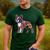 Boston Terrier Floral Dog Lover Vintage Distressed For Men Women Kids Men's Casual T-Shirt Forest