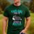 Boston Terrier This Girl Runs On Jesus And Boston Terriers Men's Casual T-Shirt Forest
