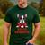 Boston Terrier Grandma Dog Lovers Puppy Bostie Owner Men's Casual T-Shirt Forest