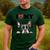Boston Terrier I Heart My Dog Dog Lover Men's Casual T-Shirt Forest