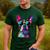Boston Terrier Lovers Pop Art Boston Terrier Men's Casual T-Shirt Forest