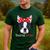 Boston Terrier Mom Bostie Women Girls Men's Casual T-Shirt Forest