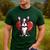 Boston Terrier Mom Dad Bostie Dog Lover Valentines Day Men's Casual T-Shirt Forest