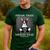 Boston Terrier Mug Shot Guilty Dog Men's Casual T-Shirt Forest