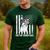 Boston Terrier Papa Cool Dog Lover USA American Flag Men Women Men's Casual T-Shirt Forest