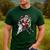 Boston Terrier Santa Claus Hat Merry Christmas Dog X-Mas Men's Casual T-Shirt Forest