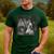 Boston Terrier Selfie With Ghosts Halloween Dog Lover Men's Casual T-Shirt Forest