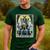 Boston Terrier Tarot Card Dog Men's Casual T-Shirt Forest