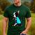 Boston Terrier Tattoos I Love Mom Men's Casual T-Shirt Forest